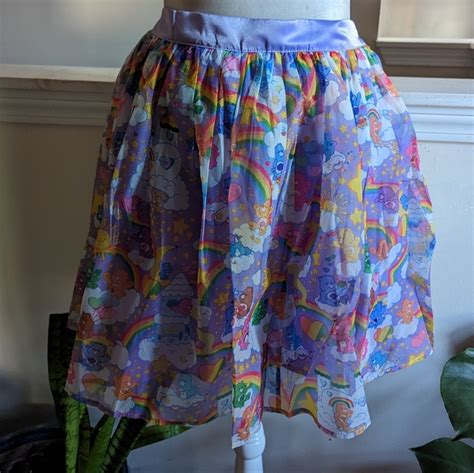 Unique Vintage Skirts Nwt Unique Vintage Care Bears Skirt Size Xl