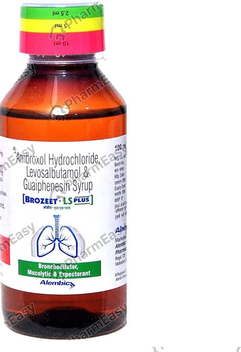 Brozeet Ls Bottle Of Ml Expectorant Uses Side Effects Price