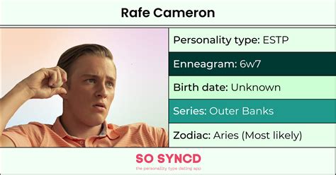 Rafe Cameron Personality Type Zodiac Sign Enneagram So Syncd