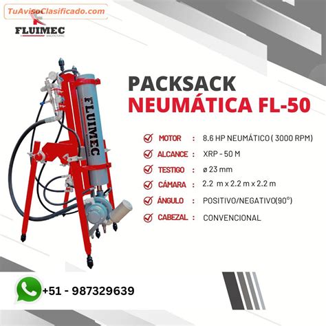 Perforadora Packsack Neumatica Fl Equipo Vers Til Y De F Cil Ad