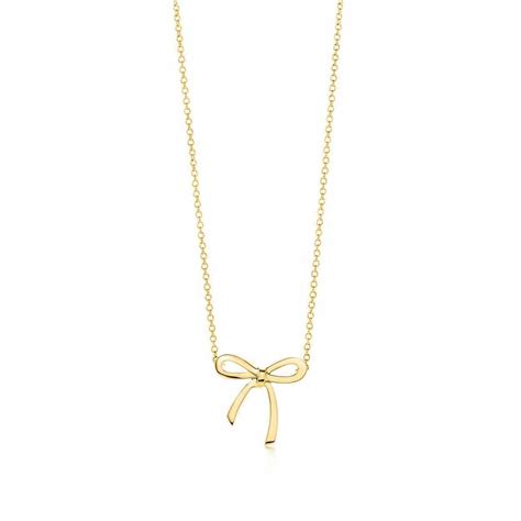 Tiffany And Co Bow Pendant Necklace Oliver Jewellery