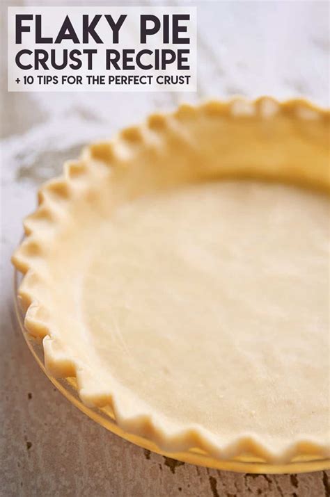 Flaky Pie Crust Recipe