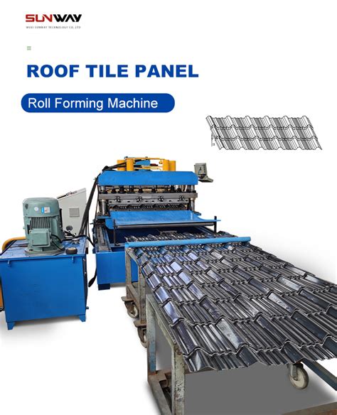 Steel Tile Making Machinery Sheet Metal Roof Tile Panel Cold Roll