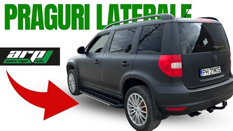 Cum Se Instaleaza Praguri Laterale Arp Pe Skoda Yeti Youtube