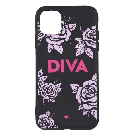 Capa Preta De Silicone Diva Para Iphone Mini Official Blonde