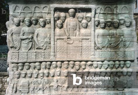 Image Of Relief On The Base Of The Obelisk Of Theodosius I By Roman