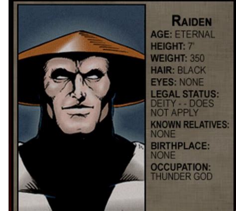 Raiden 7 foot tall?! : r/MortalKombat