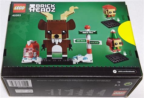 Lego Brickheadz Reindeer Elf And Elfie Set B Ebay