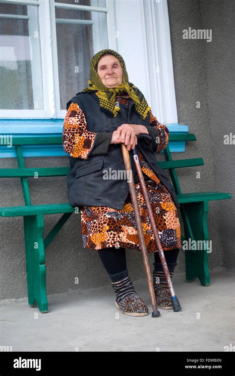 Old grandmother babushka hi-res stock photography and images - Alamy