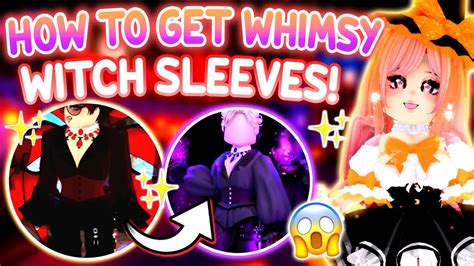 How To Get The Missing Sleeves For Whimsy Witch Set ⭐royale High