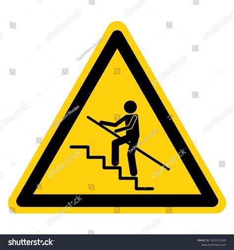 Caution Step Watch Your Step Symbol Stock Vector Royalty Free 2231721241 Shutterstock