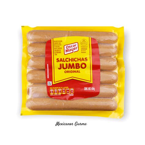 Salchicha Jumbo Oscar Mayer Pz 454g Tu Bodeguita