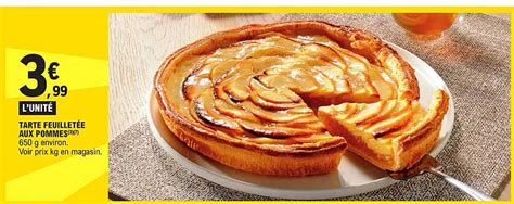 Promo Tarte Feuillet E Aux Pommes Chez E Leclerc Icatalogue Fr