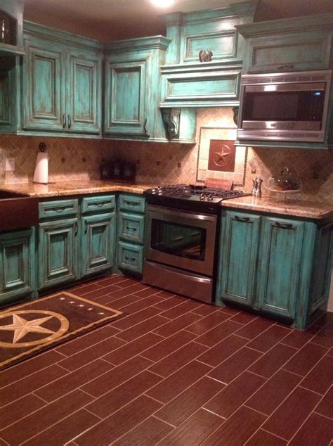 Newest 24 Rustic Turquoise Kitchen Simply House Design