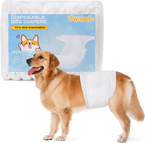 Ownpets Pet Soft Hundewindeln Einweg Hundewindeln Super Saugf Hig