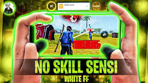 Ruokcenzo White Ff No Skill Sensi 🔥 White Ff Youtube