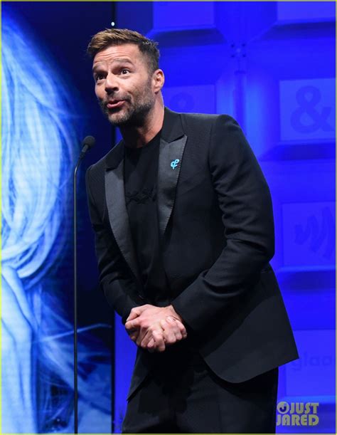 Ricky Martin Presents Britney Spears With Vanguard Award At Glaad Media