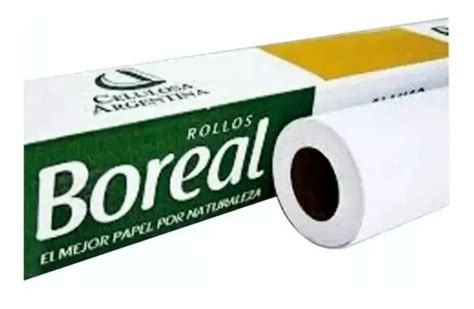 Rollo De Plotter Boreal 61 X 50 Mts 80 Grs Papel Bond MercadoLibre