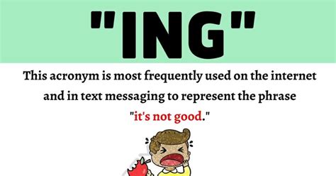 Ing Meaning What Does This Popular Acronym Mean And Stand For • 7esl