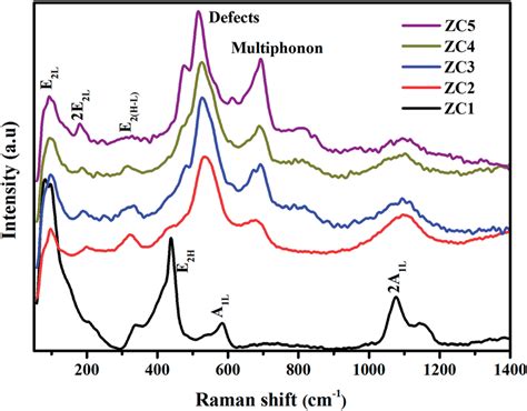 Micro Raman Spectra Of Pristine And Co Doped Zno Nanoparticles