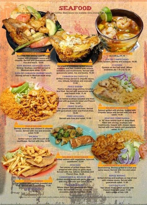 Menu At El Arriero Mexican Restaurant And Bar Centerville