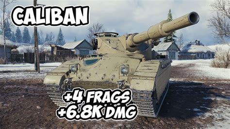 Caliban Frags K Damage Brave World Of Tanks Youtube