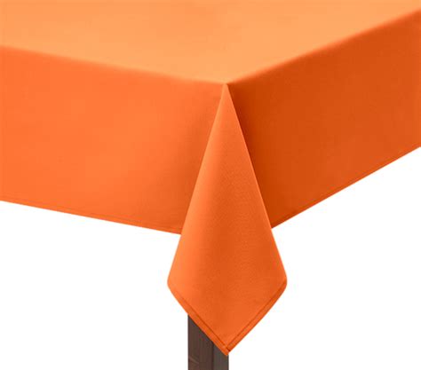 A Beautiful Square 100 Heavy Cotton Orange Tablecloth