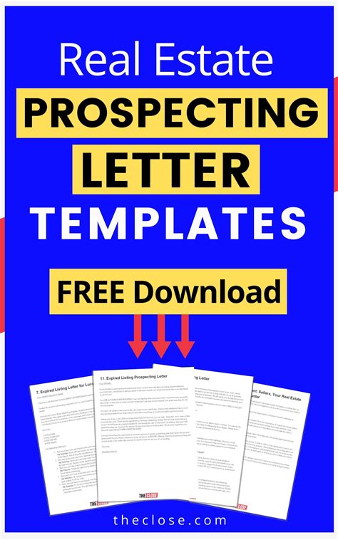 Best Real Estate Prospecting Letter Templates For The Close