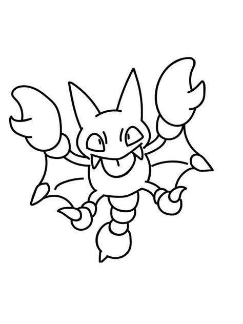 Coloring Page Pokemon Gligar Supercolored The Best Porn Website