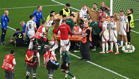 Barnabas Varga Stable After Injury During Euro 2024 Hungary Vs Scotland