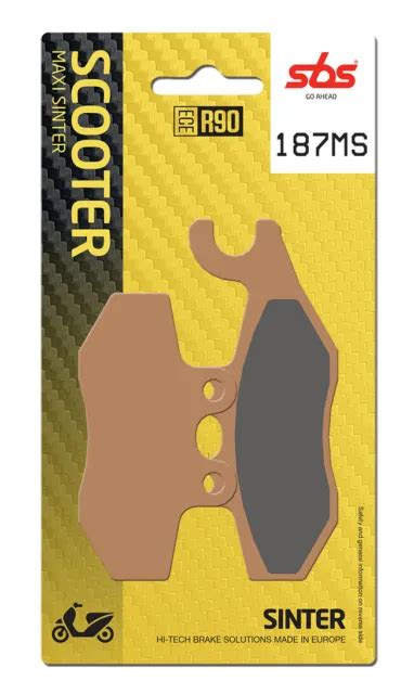 PIAGGIO VESPA X9 250 2005 2010 SBS Sintered Front Brake Pad 187MS EUR