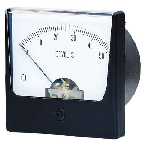 Zoro Select Analog Panel Meter Dc Voltage Dc V G Zoro