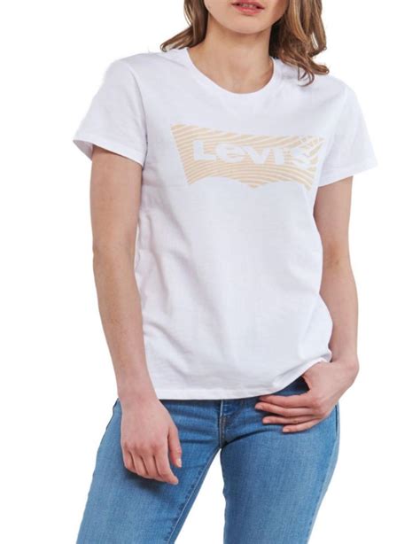 Camiseta Levis De Mujer Negra Con Logo Comprar Camiseta Levis De Mujer