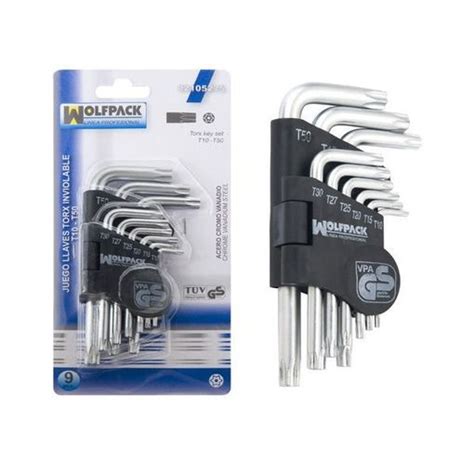 Juego Llaves Torx L Piezas Inviolable Con Ofertas En