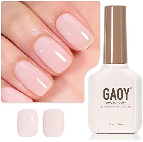 Amazon Aillsa Bubble Gum Pink Gel Polish Nude Neutral Jelly Gel