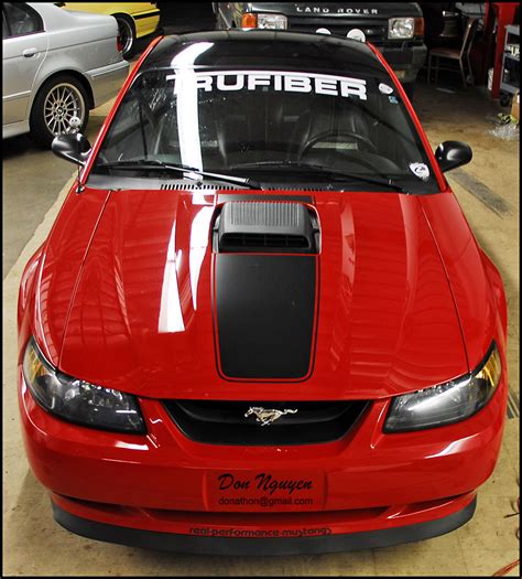 Ford Mustang - Gloss Black Roof Vinyl Car Wrap — WANNABE RACER CAR WRAPS