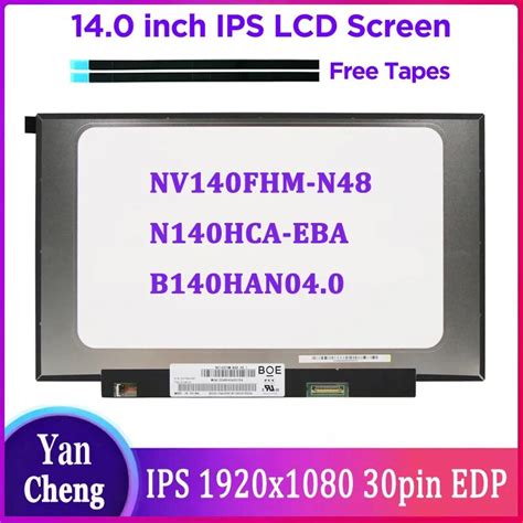 14 0 Ips Port Til Tela Lcd NV140FHM N48 Apto B140han04 0 N140HCA EBA