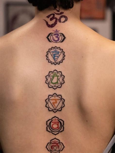 Yellow Chakra Symbol Tattoo