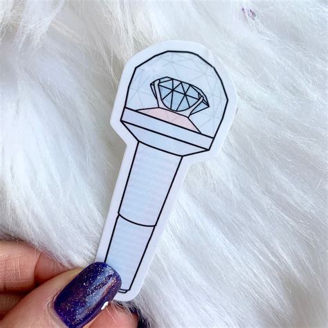 Seventeen Lightstick Ver 2 Sticker Kawaii Kpop Lightstick Etsy Hong Kong