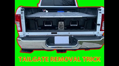 Easy Trick To Removing A Tailgate YouTube