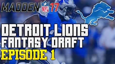 MADDEN 17 FANTASY DRAFT CAREER 1 OMG ABSOLUTELY INSANE DRAFT YouTube