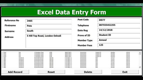 How To Create A Printable Form In Excel Printable Form