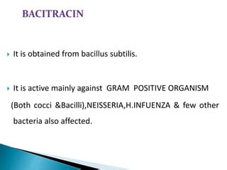 Polyene And Polypeptide Antibiotics Ppt