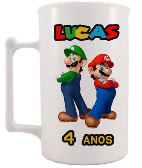 Caneca Super Mario Bros Compre Produtos Personalizados No Elo7