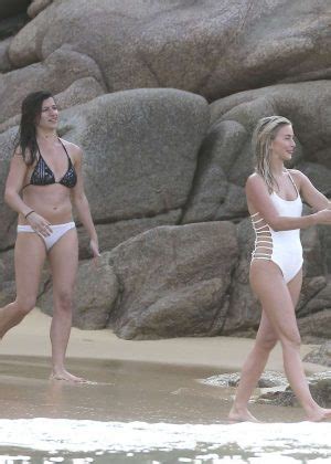 Julianne Hough And Nina Dobrev In Bikini At Yacht In Caribbean Gotceleb