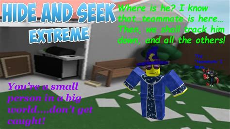 The Roblox Hide And Seek Experience Youtube