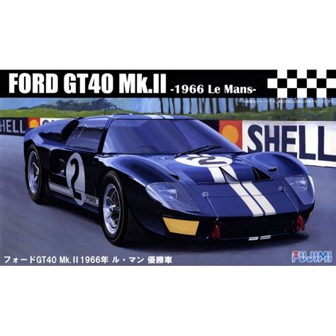 Ford Gt40 Mk Ii 66 Le Mans Winner Fujimi 124