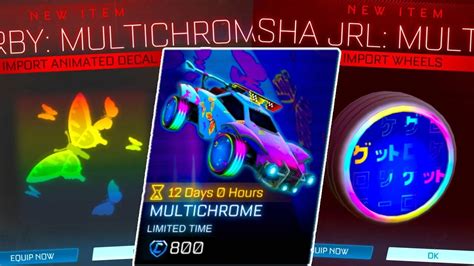 New Multicrhome Items In Rocket League Neo Tokyo Aftermarket Bundle