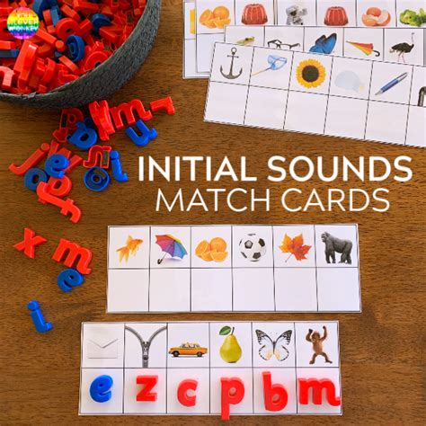 Beginning Sounds Match Cards You Clever Monkey