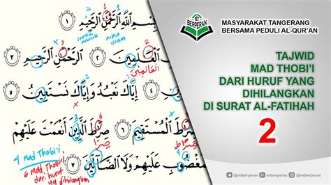 Surat Al Fatihah Beserta Tajwidnya Ruang Ilmu